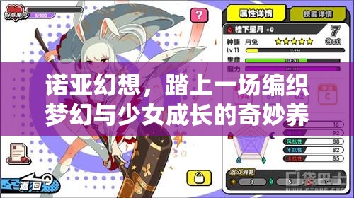 诺亚幻想，踏上一场编织梦幻与少女成长的奇妙养成之旅