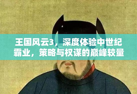 王国风云3，深度体验中世纪霸业，策略与权谋的巅峰较量