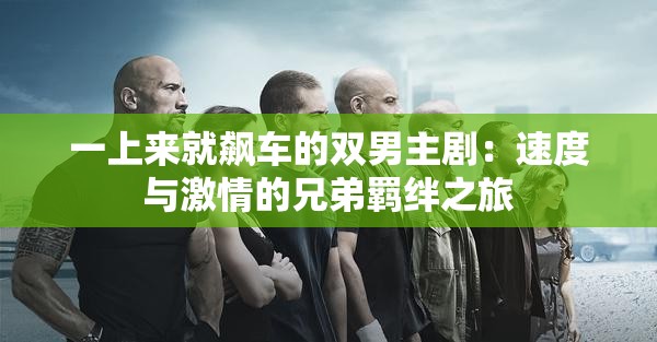 一上来就飙车的双男主剧：速度与激情的兄弟羁绊之旅