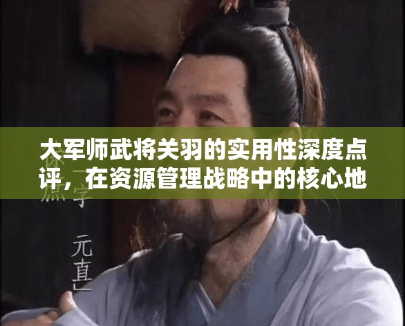 大军师武将关羽的实用性深度点评，在资源管理战略中的核心地位与运用策略