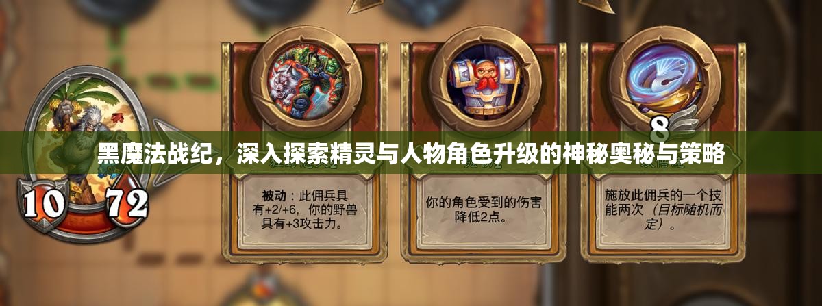 黑魔法战纪，深入探索精灵与人物角色升级的神秘奥秘与策略