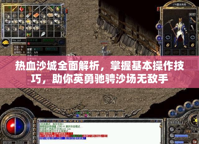 热血沙城全面解析，掌握基本操作技巧，助你英勇驰骋沙场无敌手