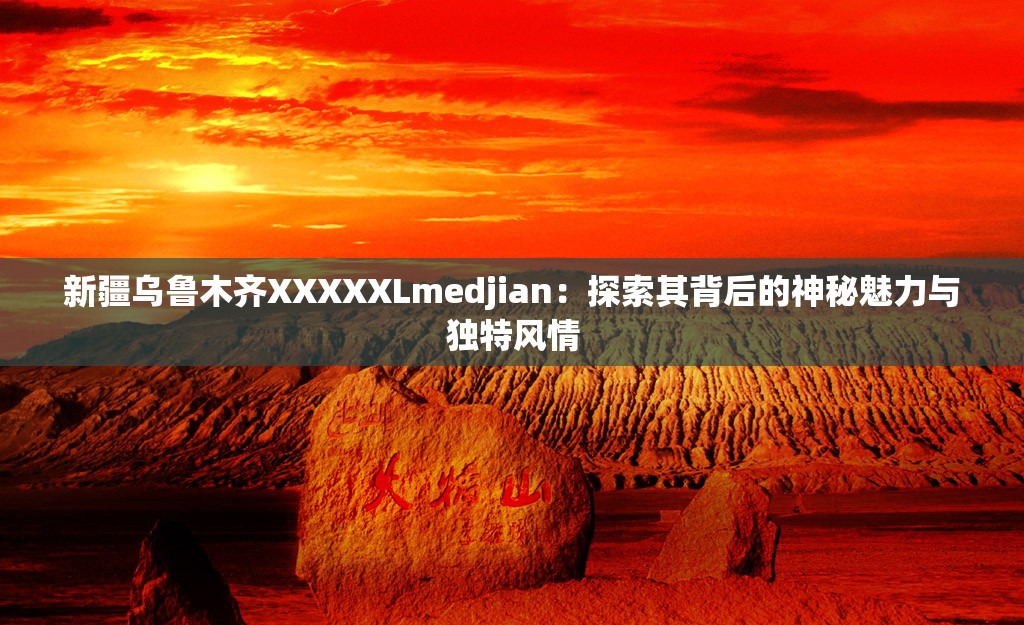 新疆乌鲁木齐XXXXXLmedjian：探索其背后的神秘魅力与独特风情