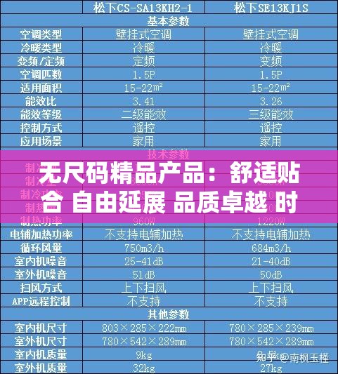 无尺码精品产品：舒适贴合 自由延展 品质卓越 时尚必备