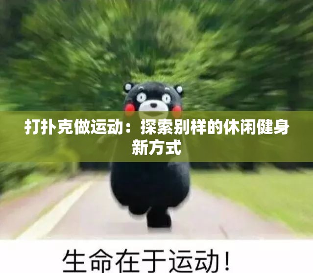 打扑克做运动：探索别样的休闲健身新方式