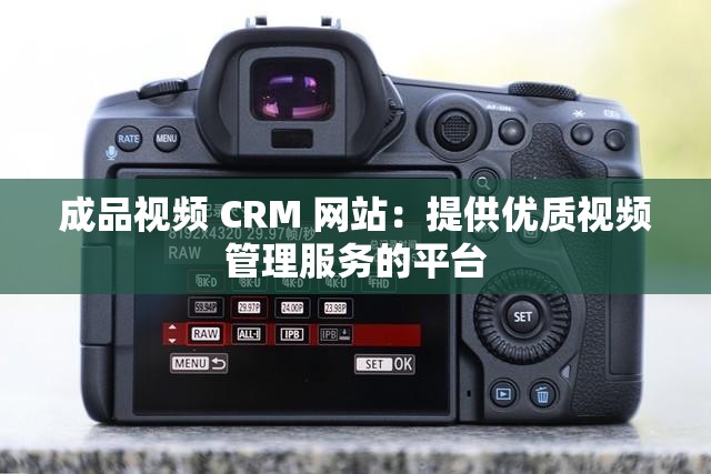 成品视频 CRM 网站：提供优质视频管理服务的平台