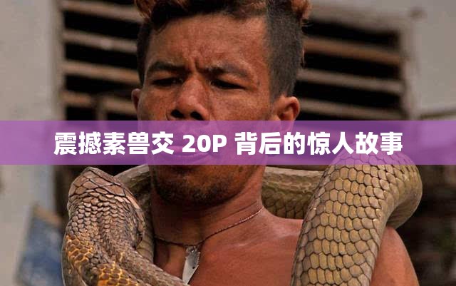 震撼素兽交 20P 背后的惊人故事