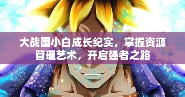 大战国小白成长纪实，掌握资源管理艺术，开启强者之路