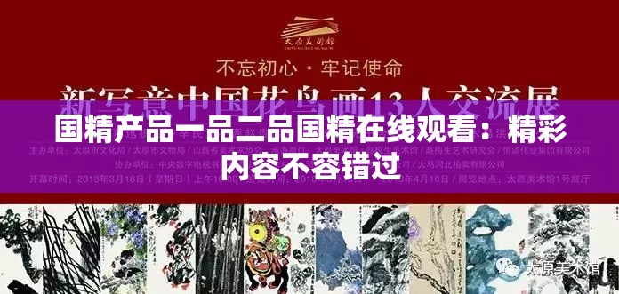 国精产品一品二品国精在线观看：精彩内容不容错过