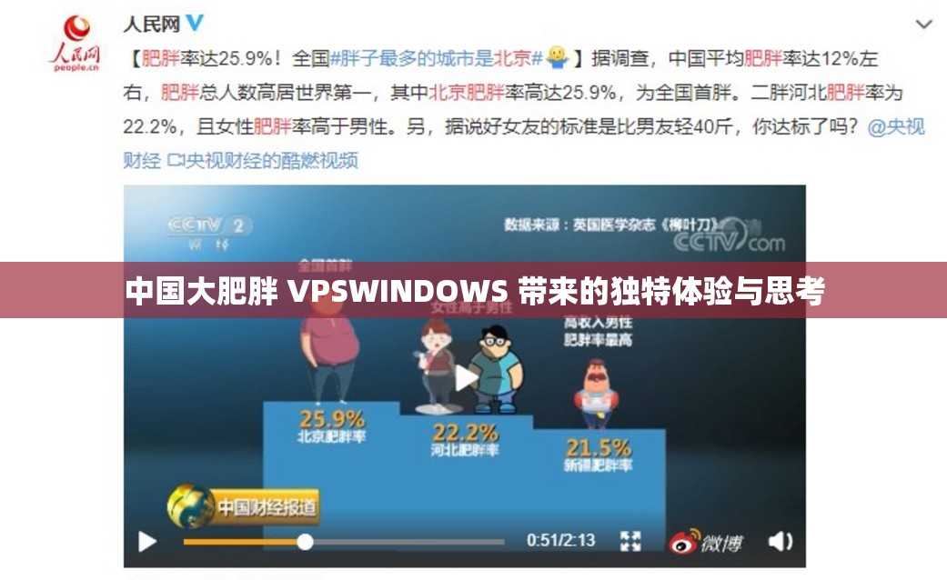 中国大肥胖 VPSWINDOWS 带来的独特体验与思考