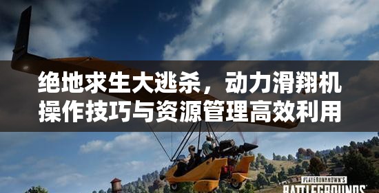 绝地求生大逃杀，动力滑翔机操作技巧与资源管理高效利用策略解析