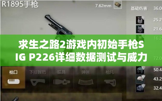 求生之路2游戏内初始手枪SIG P226详细数据测试与威力全面揭秘