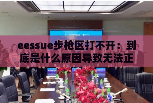 eessue步枪区打不开：到底是什么原因导致无法正常打开呢