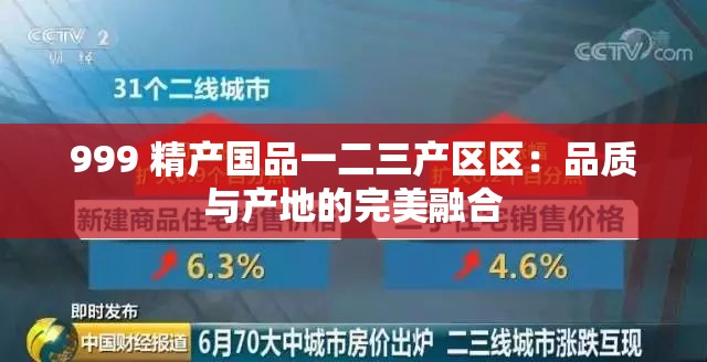 999 精产国品一二三产区区：品质与产地的完美融合