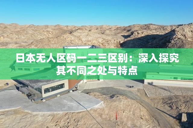日本无人区码一二三区别：深入探究其不同之处与特点
