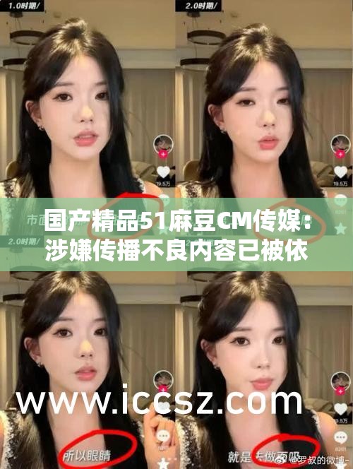 国产精品51麻豆CM传媒：涉嫌传播不良内容已被依法查处