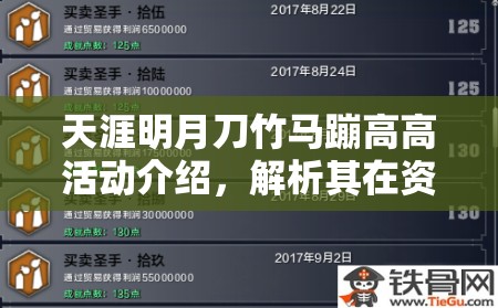 天涯明月刀竹马蹦高高活动介绍，解析其在资源管理中的核心价值与高效策略运用