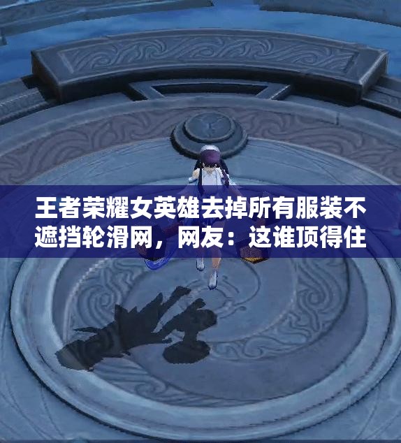 王者荣耀女英雄去掉所有服装不遮挡轮滑网，网友：这谁顶得住啊