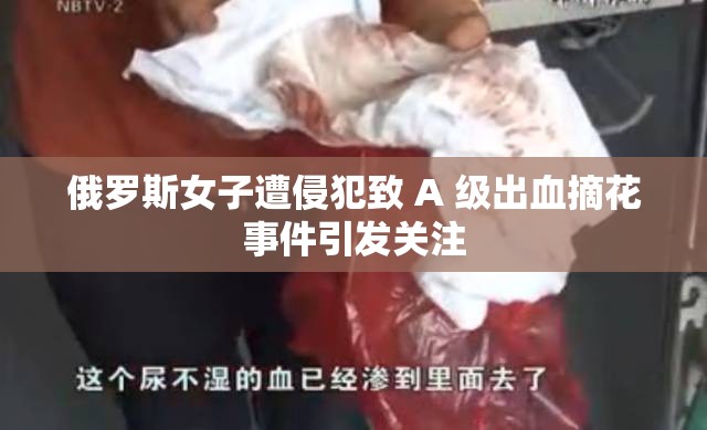 俄罗斯女子遭侵犯致 A 级出血摘花事件引发关注