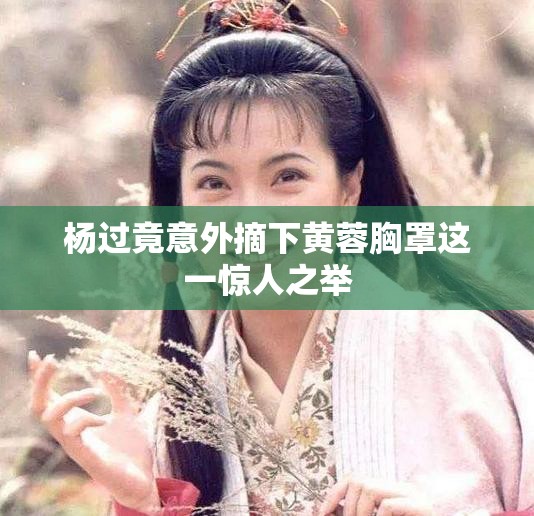 杨过竟意外摘下黄蓉胸罩这一惊人之举