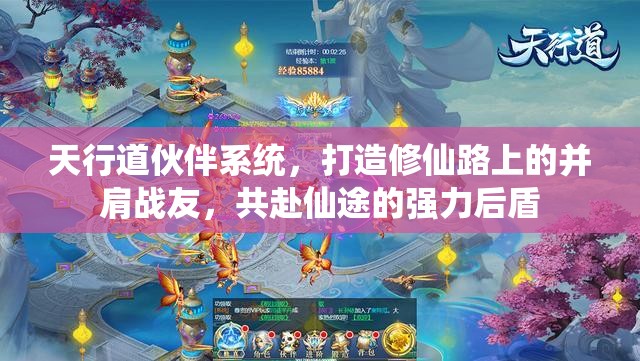 天行道伙伴系统，打造修仙路上的并肩战友，共赴仙途的强力后盾
