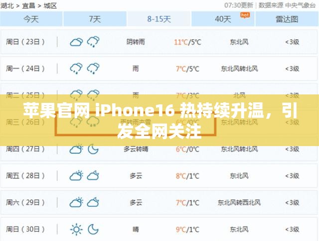 苹果官网 iPhone16 热持续升温，引发全网关注