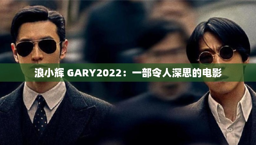 浪小辉 GARY2022：一部令人深思的电影