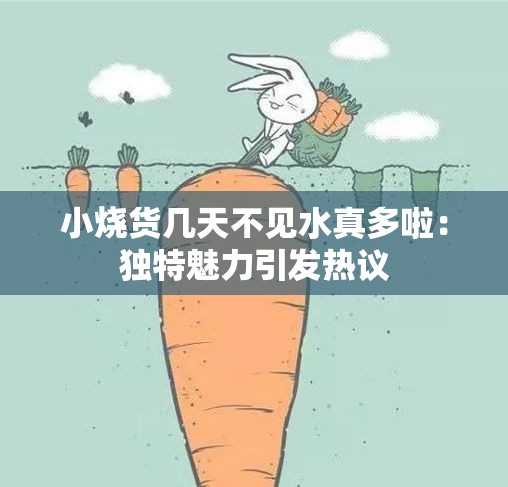 小烧货几天不见水真多啦：独特魅力引发热议