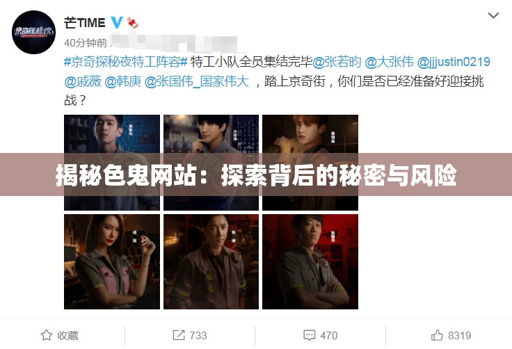 揭秘色鬼网站：探索背后的秘密与风险