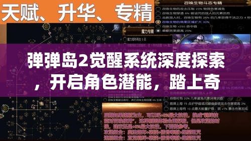 弹弹岛2觉醒系统深度探索，开启角色潜能，踏上奇幻成长之旅