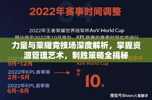 力量与荣耀竞技场深度解析，掌握资源管理艺术，制胜策略全揭秘