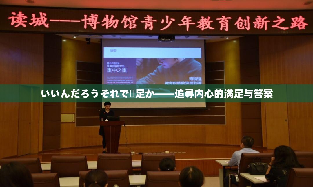 いいんだろうそれで満足か——追寻内心的满足与答案