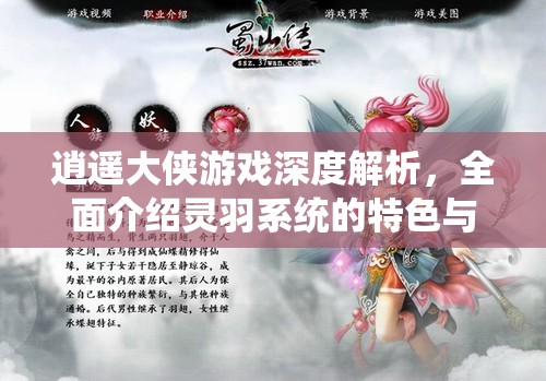 逍遥大侠游戏深度解析，全面介绍灵羽系统的特色与玩法