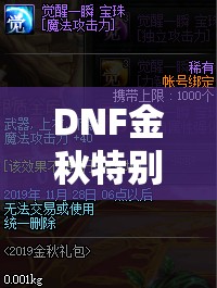 DNF金秋特别宝珠全面解析，属性深度详解与高效选择策略
