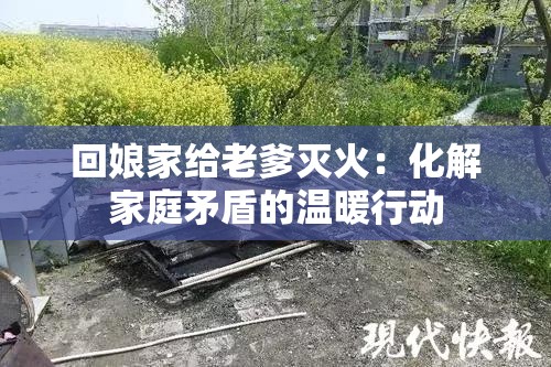 回娘家给老爹灭火：化解家庭矛盾的温暖行动