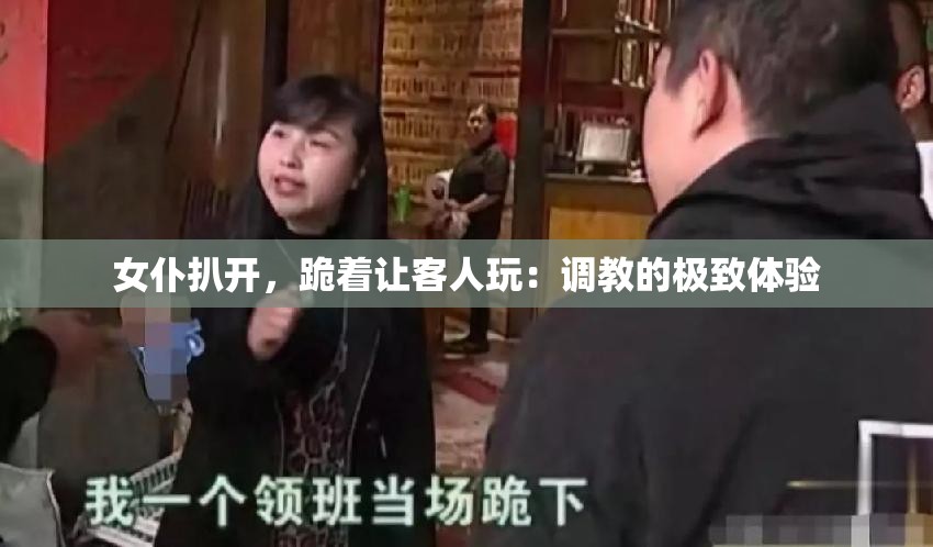 女仆扒开，跪着让客人玩：调教的极致体验