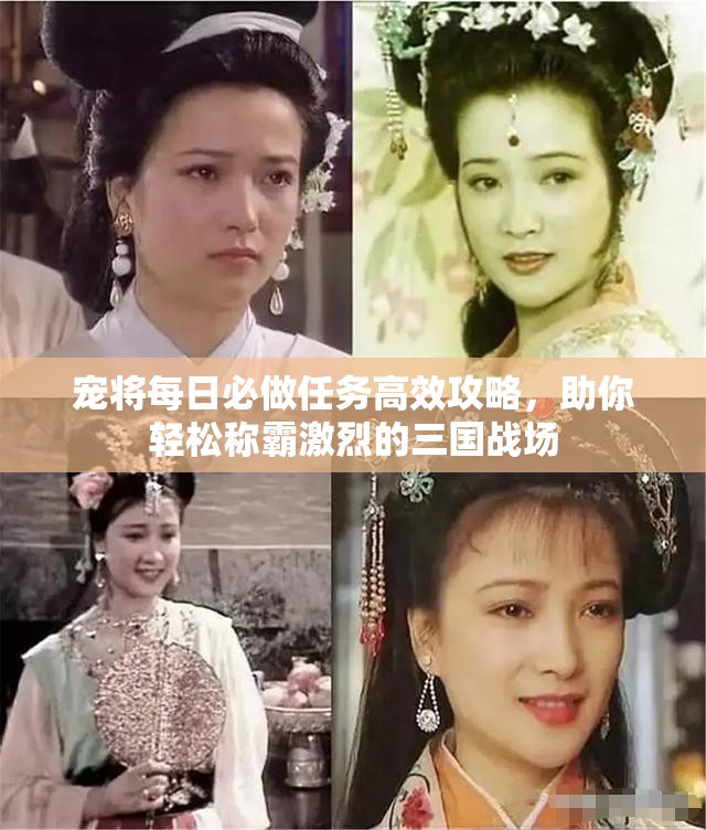 宠将每日必做任务高效攻略，助你轻松称霸激烈的三国战场