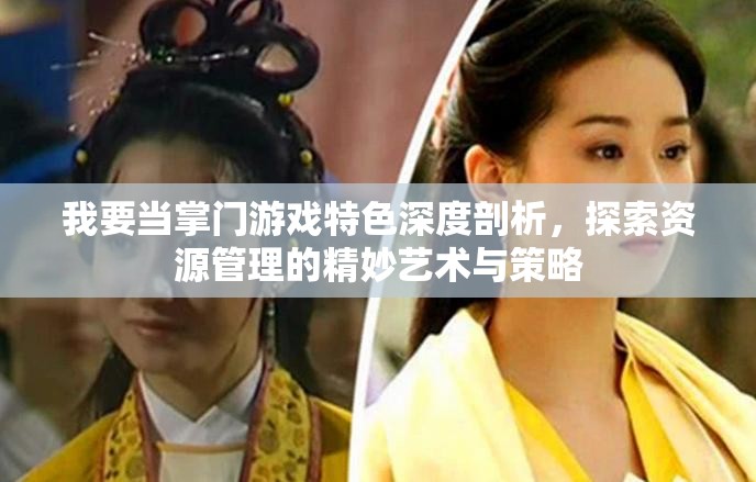 我要当掌门游戏特色深度剖析，探索资源管理的精妙艺术与策略