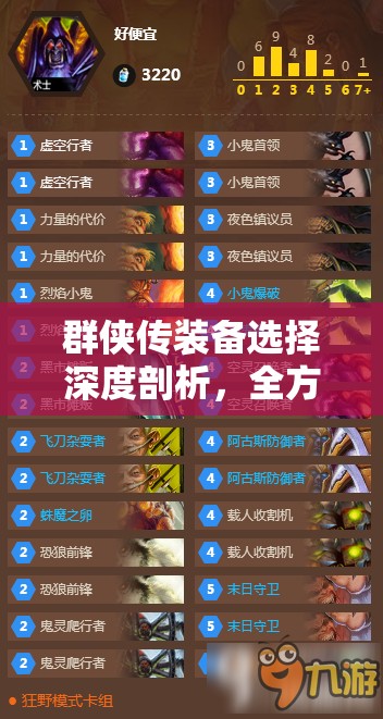 群侠传装备选择深度剖析，全方位攻略助你打造独一无二的武林传奇