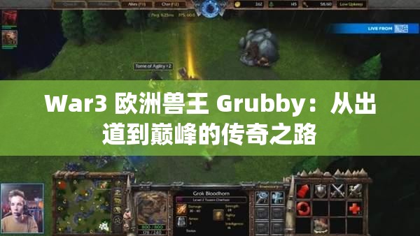 War3 欧洲兽王 Grubby：从出道到巅峰的传奇之路