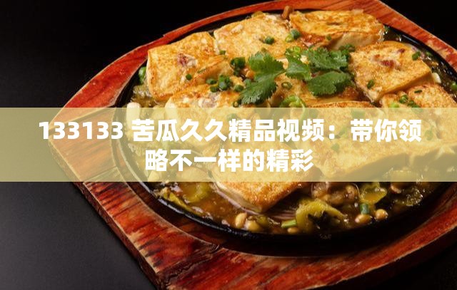 133133 苦瓜久久精品视频：带你领略不一样的精彩