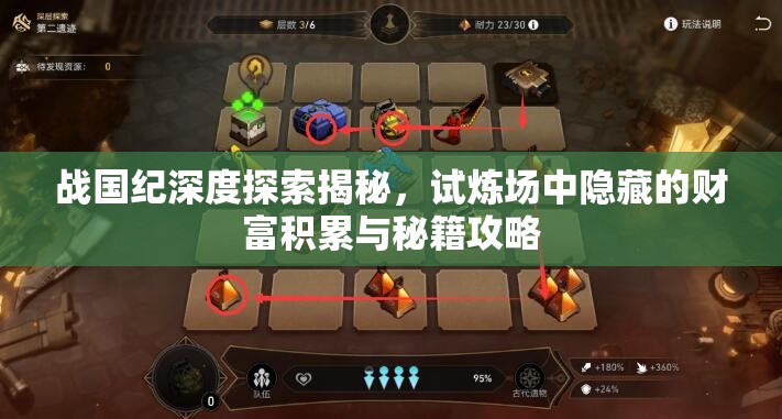 战国纪深度探索揭秘，试炼场中隐藏的财富积累与秘籍攻略