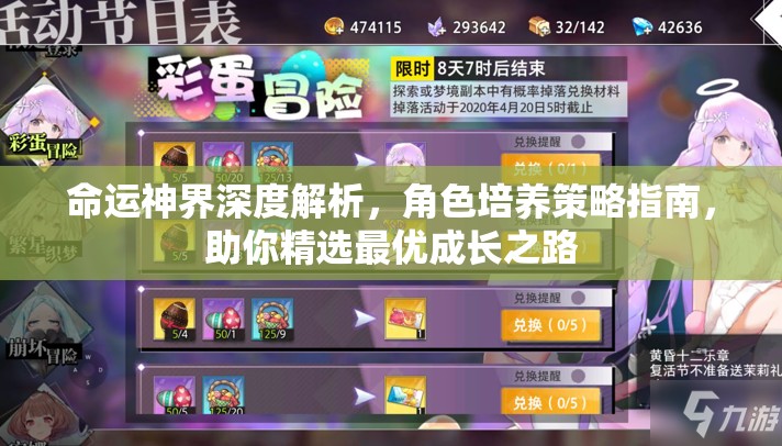 命运神界深度解析，角色培养策略指南，助你精选最优成长之路