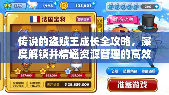 传说的盗贼王成长全攻略，深度解锁并精通资源管理的高效策略与技巧