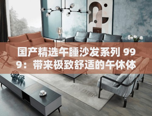 国产精选午睡沙发系列 999：带来极致舒适的午休体验