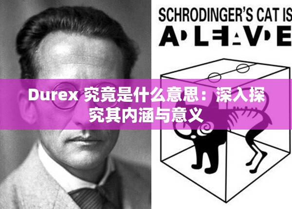 Durex 究竟是什么意思：深入探究其内涵与意义