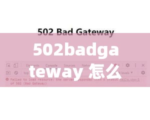 502badgateway 怎么解决之详细方法与步骤介绍