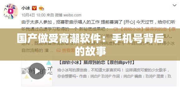 国产做受高潮软件：手机号背后的故事