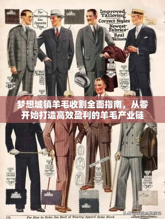 梦想城镇羊毛收割全面指南，从零开始打造高效盈利的羊毛产业链