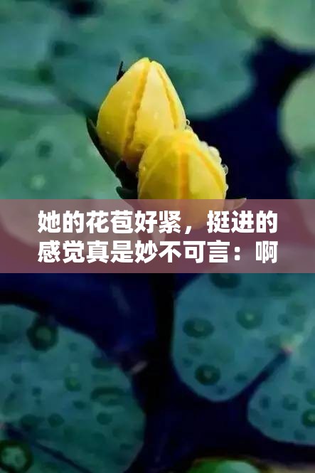 她的花苞好紧，挺进的感觉真是妙不可言：啊太深了